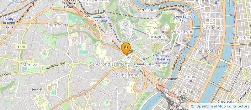 localisation de l'entreprise MADAME CLAUDE MAGNIN à LYON