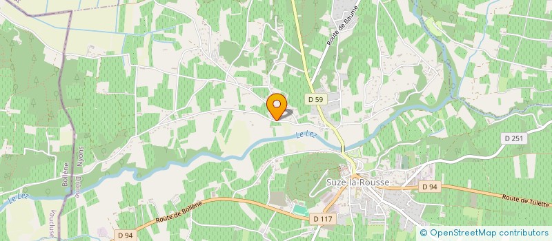 localisation de l'entreprise MADAME CLAUDE MALBOIS  SUZE-LA-ROUSSE