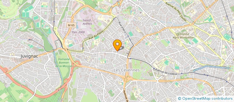 localisation de l'entreprise MADAME CLAUDE MANOMBA ASSOUMOU à MONTPELLIER