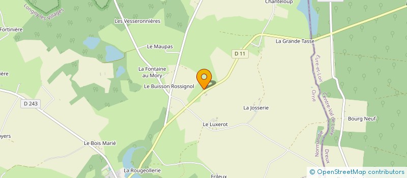 localisation de l'entreprise MADAME CLAUDE MARECHAL à LONGNY LES VILLAGES
