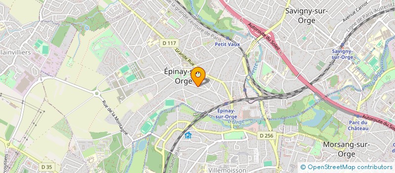 localisation de l'entreprise MADAME CLAUDE-MARIE BROCHETON à EPINAY-SUR-ORGE