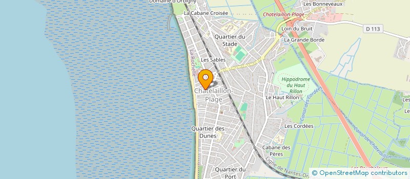 localisation de l'entreprise MADAME CLAUDE MARTINIERE à CHATELAILLON-PLAGE