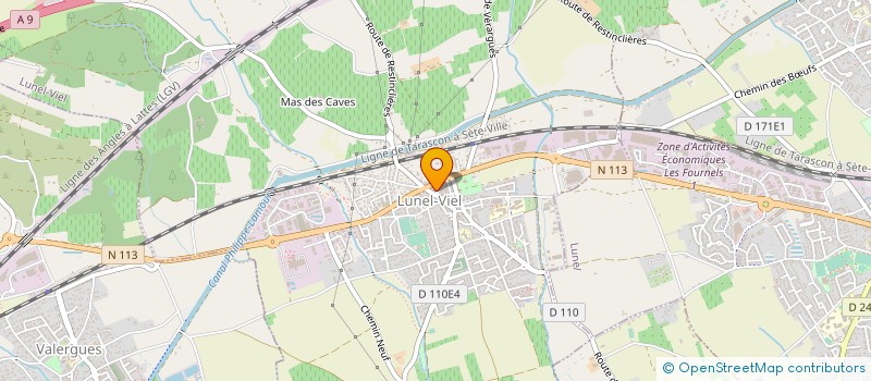 localisation de l'entreprise MADAME CLAUDE MASIA  LUNEL-VIEL