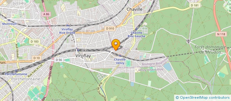 localisation de l'entreprise MADAME CLAUDE MASSENOT à VIROFLAY