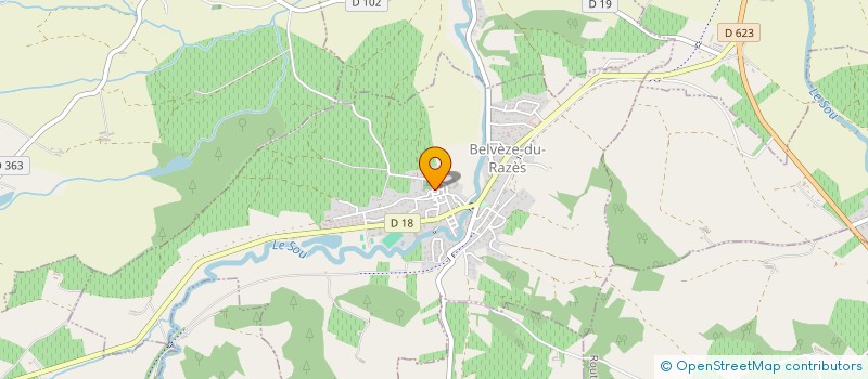 localisation de l'entreprise MADAME CLAUDE MASSINE  MONTHAUT