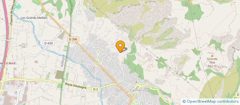 localisation de l'entreprise MADAME CLAUDE MATHIEU  GEMENOS