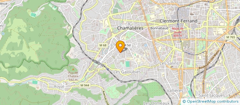 localisation de l'entreprise MADAME CLAUDE MAUJEAN à CHAMALIERES