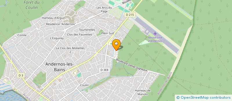 localisation de l'entreprise MADAME CLAUDE MENESSON à ANDERNOS-LES-BAINS