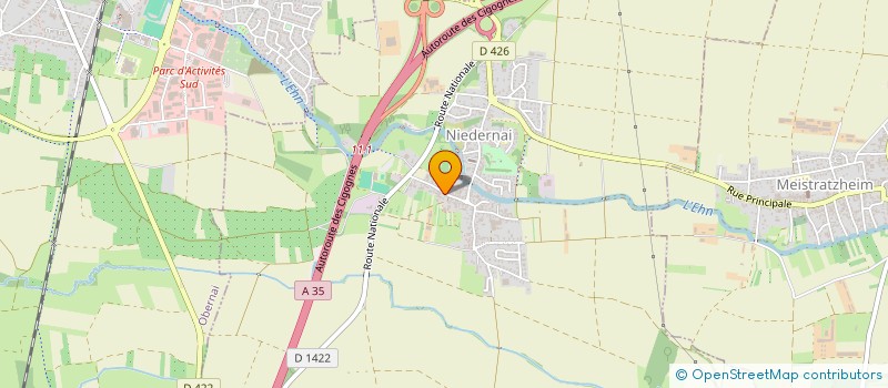 localisation de l'entreprise MADAME CLAUDE MEYER  NIEDERNAI