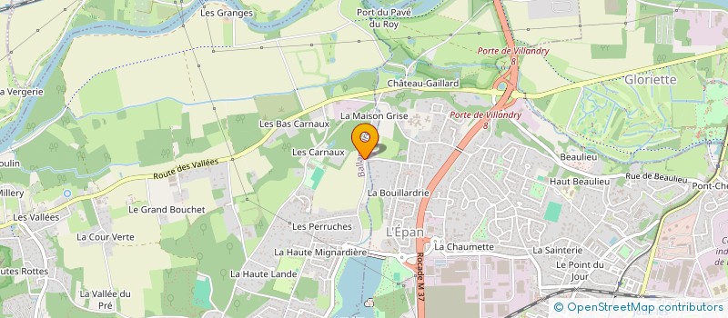 localisation de l'entreprise MADAME CLAUDE MICHEL  BALLAN-MIRE