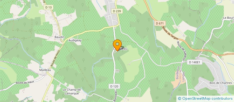 localisation de l'entreprise MADAME CLAUDE-MICHELE PELLEGRIN  LA SAUVE