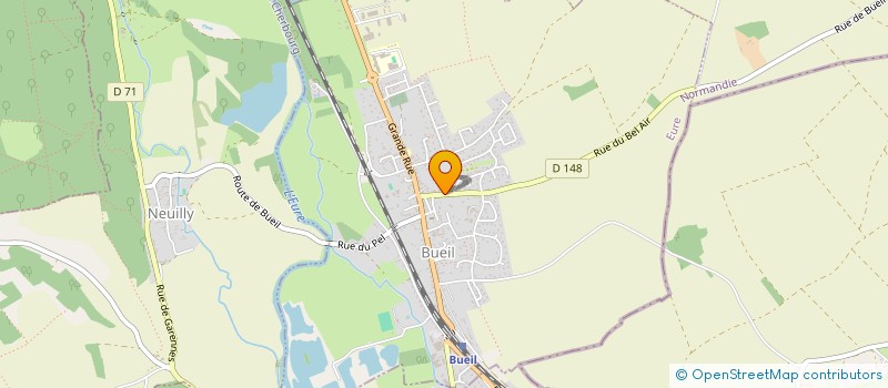 localisation de l'entreprise MADAME CLAUDE-MICHELLE BOUGOUYOU  BUEIL