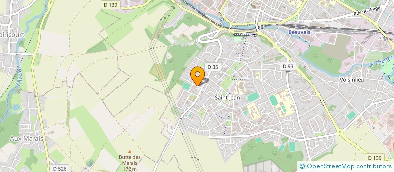 localisation de l'entreprise MADAME CLAUDE MILANDOU MVOULA  BEAUVAIS