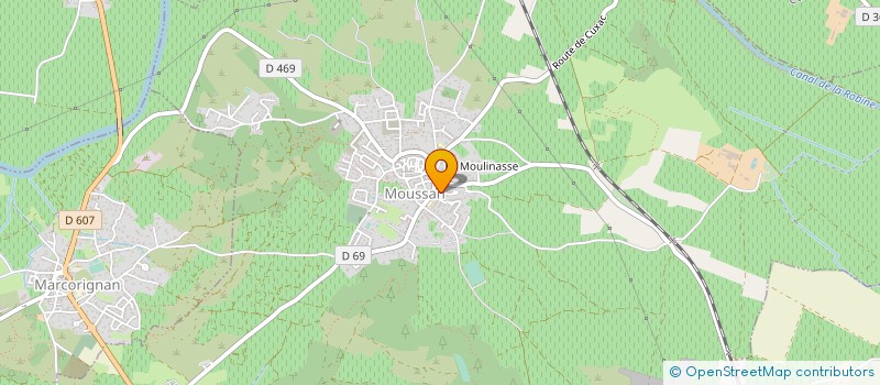 localisation de l'entreprise MADAME CLAUDE MILLAUD  ARGELIERS