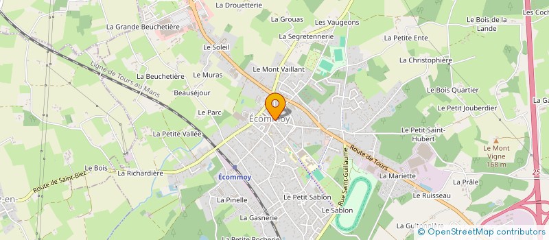 localisation de l'entreprise MADAME CLAUDE-MIREILLE MIGNON  ECOMMOY