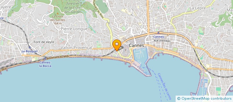 localisation de l'entreprise MADAME CLAUDE MONNIER  CANNES