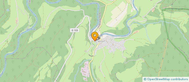 localisation de l'entreprise MADAME CLAUDE MONTRICHARD  CLERON