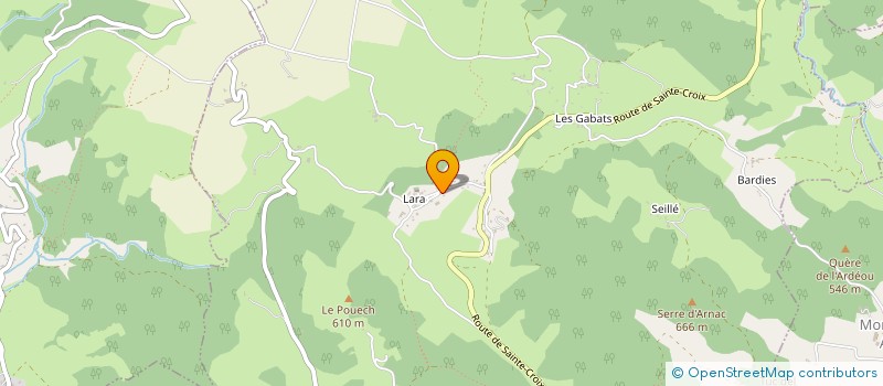 localisation de l'entreprise MADAME CLAUDE MORERE à MONTJOIE-EN-COUSERANS