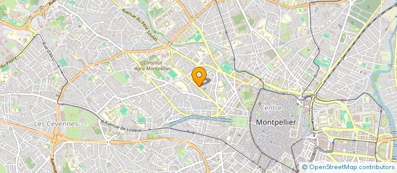 localisation de l'entreprise MADAME CLAUDE MORIN à MONTPELLIER