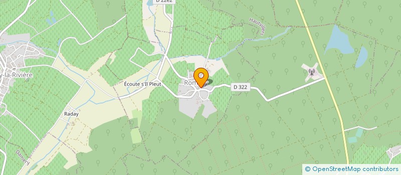 localisation de l'entreprise MADAME CLAUDE MORLET  ROMERY