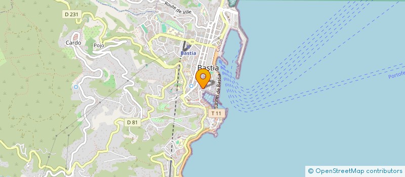 localisation de l'entreprise MADAME CLAUDE MOUTON à BASTIA