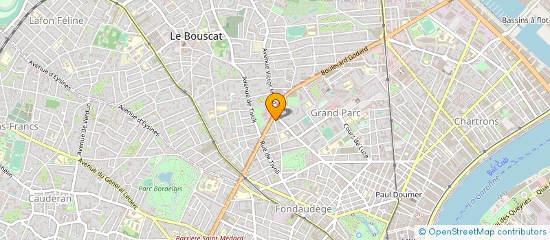 localisation de l'entreprise MADAME CLAUDE NAST à BORDEAUX