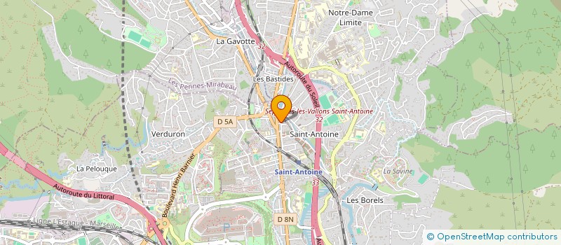 localisation de l'entreprise MADAME CLAUDE NESTEL à MARSEILLE