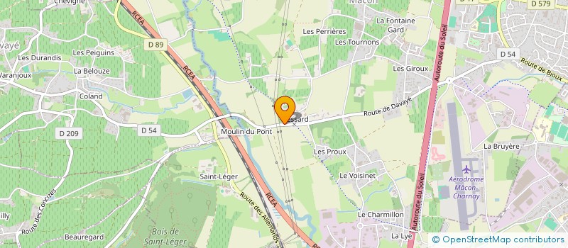 localisation de l'entreprise MADAME CLAUDE PARISOT  CHARNAY-LES-MACON