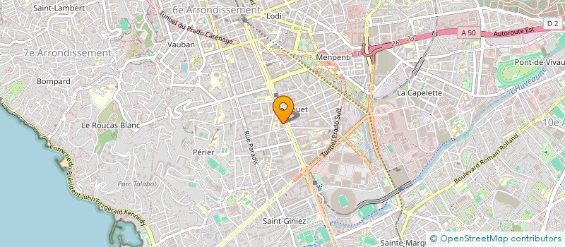 localisation de l'entreprise MADAME CLAUDE PAROLIN à MARSEILLE
