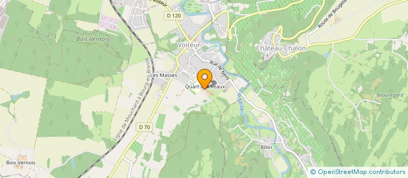 localisation de l'entreprise MADAME CLAUDE PARROT  VOITEUR