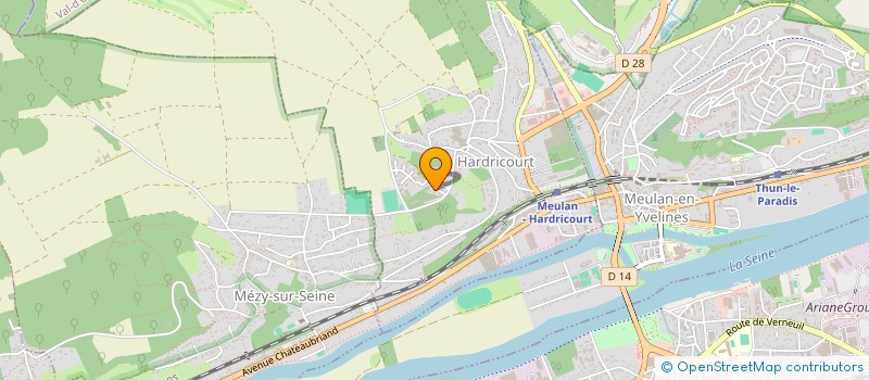 localisation de l'entreprise MADAME CLAUDE PASCO  HARDRICOURT