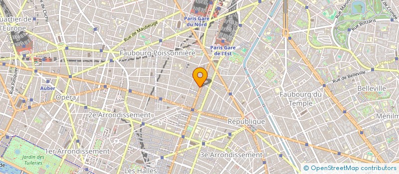 localisation de l'entreprise MADAME CLAUDE PATRIS à PARIS