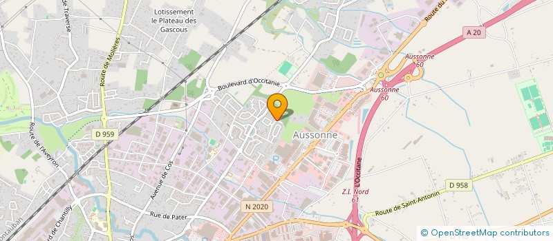 localisation de l'entreprise MADAME CLAUDE PENELLE  MONTAUBAN