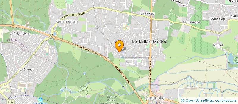 localisation de l'entreprise MADAME CLAUDE PENOHARIMBOLOLONA à LE TAILLAN-MEDOC