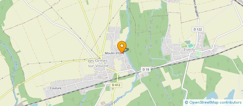 localisation de l'entreprise MADAME CLAUDE PERON  LES ORMES-SUR-VOULZIE