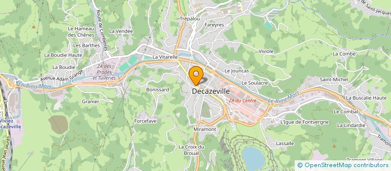 localisation de l'entreprise MADAME CLAUDE PEYREFORT  DECAZEVILLE