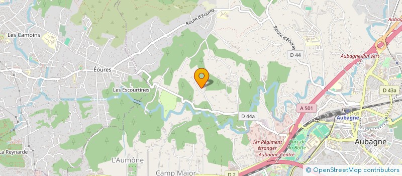 localisation de l'entreprise MADAME CLAUDE PICONE  AUBAGNE