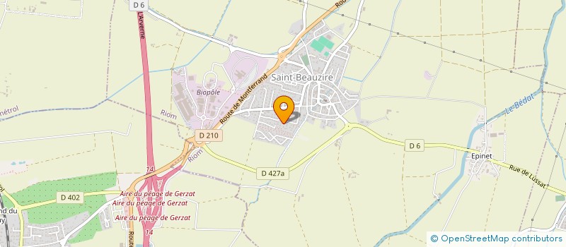 localisation de l'entreprise MADAME CLAUDE QUAINON à SAINT-BEAUZIRE