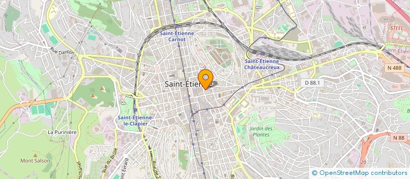 localisation de l'entreprise MADAME CLAUDE RANDRIAMIHARISOA à SAINT-ETIENNE