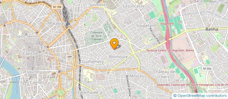 localisation de l'entreprise MADAME CLAUDE RAYNAL à TOULOUSE