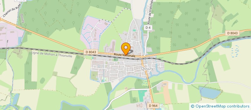 localisation de l'entreprise MADAME CLAUDE ROUYER  DOUZY