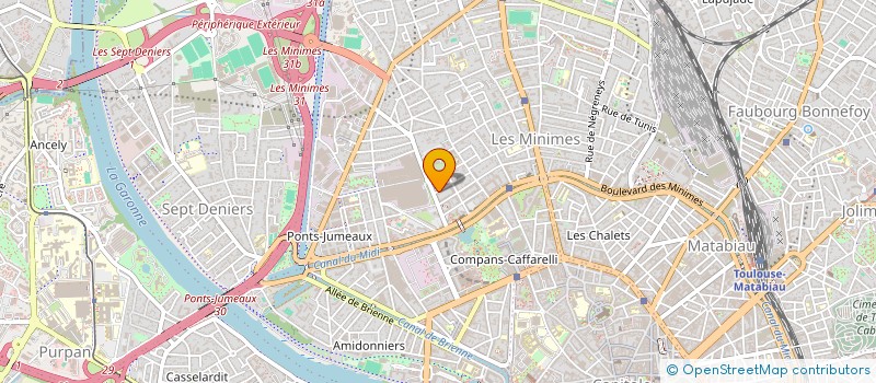localisation de l'entreprise MADAME CLAUDE RUBY à TOULOUSE