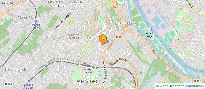 localisation de l'entreprise MADAME CLAUDE RULMONT  MARLY-LE-ROI