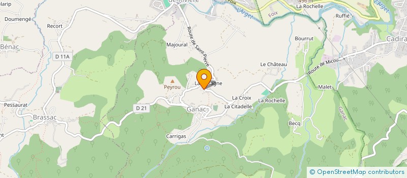 localisation de l'entreprise MADAME CLAUDE SAINT-LOUIS à GANAC