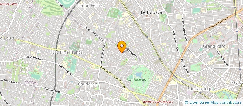 localisation de l'entreprise MADAME CLAUDE SALOMON à BORDEAUX