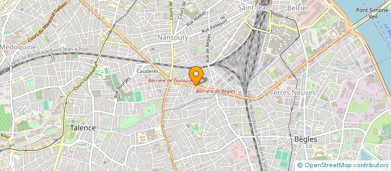 localisation de l'entreprise MADAME CLAUDE SAMUEL  BORDEAUX