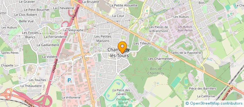 localisation de l'entreprise MADAME CLAUDE SCICLUNA  CHAMBRAY-LES-TOURS