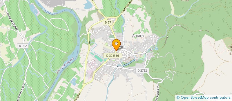 localisation de l'entreprise MADAME CLAUDE SEGALA  ANIANE