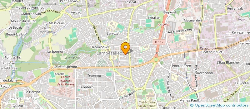 localisation de l'entreprise MADAME CLAUDE SERGENT à BREST
