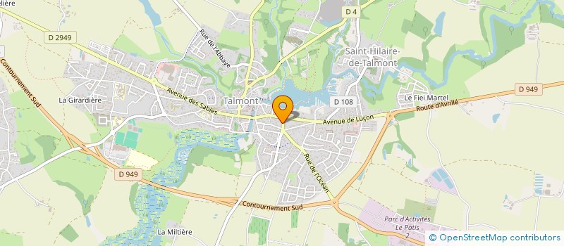 localisation de l'entreprise MADAME CLAUDE SIRE  SAINT-HILAIRE-LA-FORET